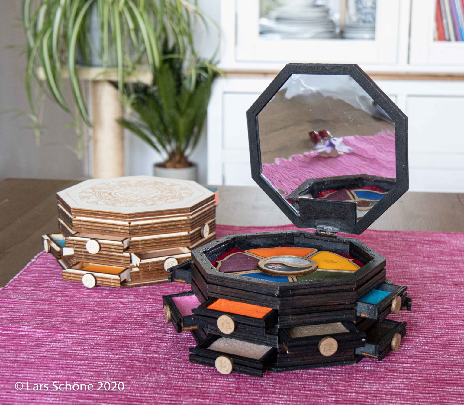 Povhhee Glas Schmuckdose Geometrisch - Dekorative Aufbewahrung Für Schmuck Und Erinnerungen